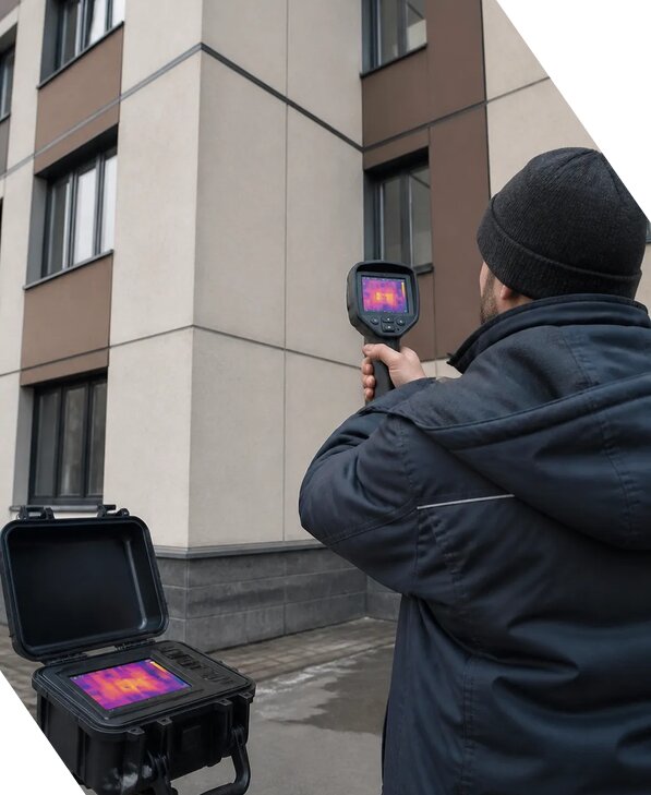 Тепловизионное обследование зданий и сооружений в Ревде